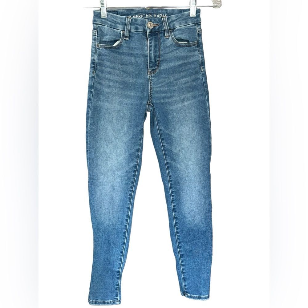 American Eagle AE Curvy Hi-Rise Jegging Next Level‎ Stretch Size 00 X-Short